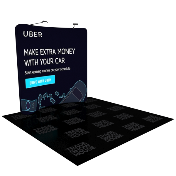 Uber trade show display.
