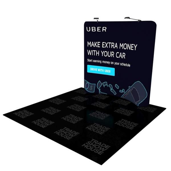 Uber trade show display.