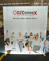 Our 8ft Frameless SEG Lightbox Display is one of the easiest and brightest lightbox displays on exhibit market,