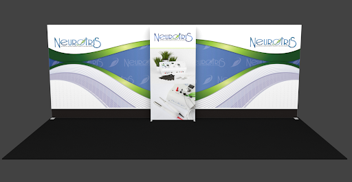 Our 8ft Frameless SEG Lightbox Display is one of the easiest and brightest displays on exhibit market, featuring