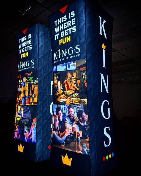 8ft Square Backlit Inflatable Tower - Towers