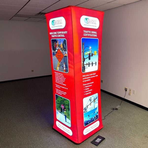 8ft Square Backlit Inflatable Tower - Towers