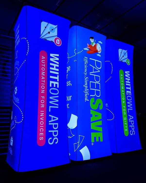 8ft Square Backlit Inflatable Tower - Towers