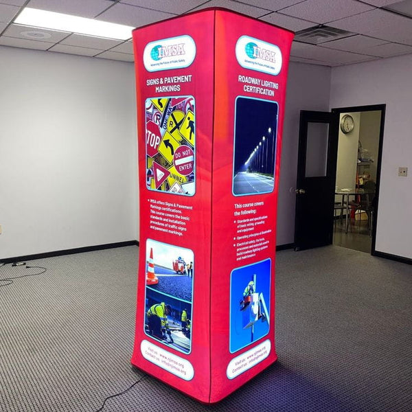 8ft Square Backlit Inflatable Tower - Towers