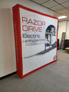 Our 8ft Straight Pop Up Fabric Display is one of our easiest and most popular displays that features a lightweight and