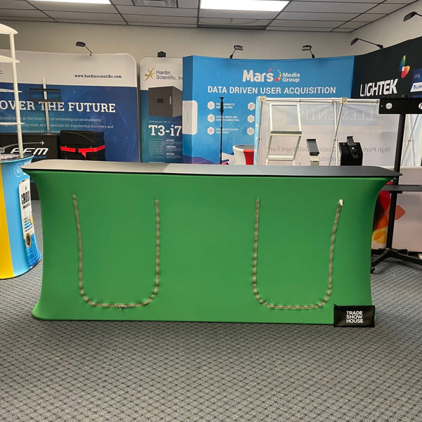 8ft Straight Tension Fabric Counter - Tension Fabric Counters