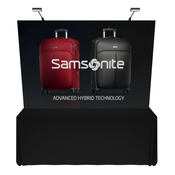 8ft x 5ft Tabletop Pop Up Fabric Display - Pop Up Tabletop Displays