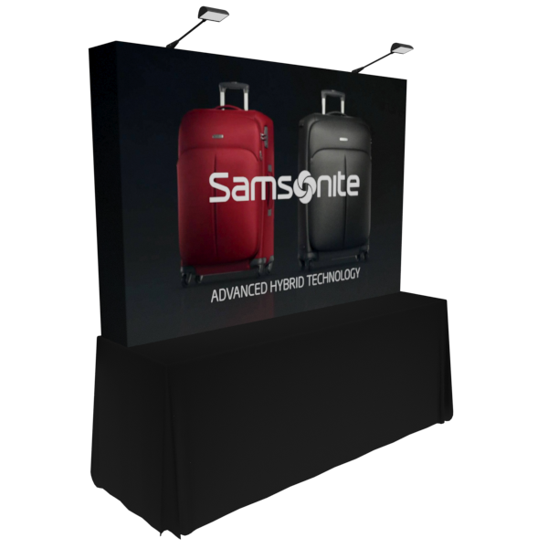 8ft x 5ft Tabletop Pop Up Fabric Display - Pop Up Tabletop Displays