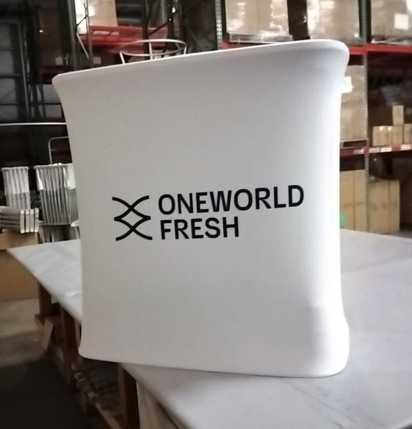 Our C400 Hard Shipping Case to Counter is a strong, molded, heavy-duty with wheels that converts the into display