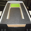 C550 Flat Hard Shipping Case with green display panel on gray foam