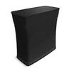 Sleek rectangular C700 Black Fabric Wrap display stand