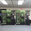 Green and black EAS Entrepreneur Accelerator Summit banners on Classic 24 Inch Retractable Stand