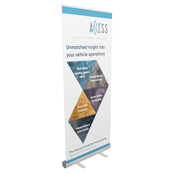 Economy Retractable Banner Stand - Retractable Banner Stands
