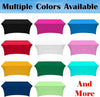 Our premium dye-sublimated, custom printed fitted table covers are designed to be more form fitting than drape style