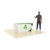 Our premium dye-sublimated, custom printed stretch table covers are form fitting and will give your trade show display