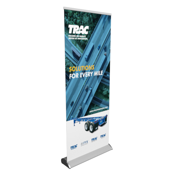 33 inch Deluxe Retractable Banner Stand - Retractable Banner Stands
