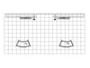 10x20 Eco-Modular Backlit Shelving Exhibit Kit 07 floor plan with curved seating