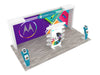 Motorola 10x20 Eco-Modular Backlit Booth with Purple Teal Rainbow Graphics