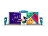 Motorola Moto Maker kiosk with colorful phone displays in 10x20 Eco-Modular Backlit Exhibit Kit