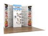Toms shoe display stand in 10x20 Eco-Modular Shelving Kit