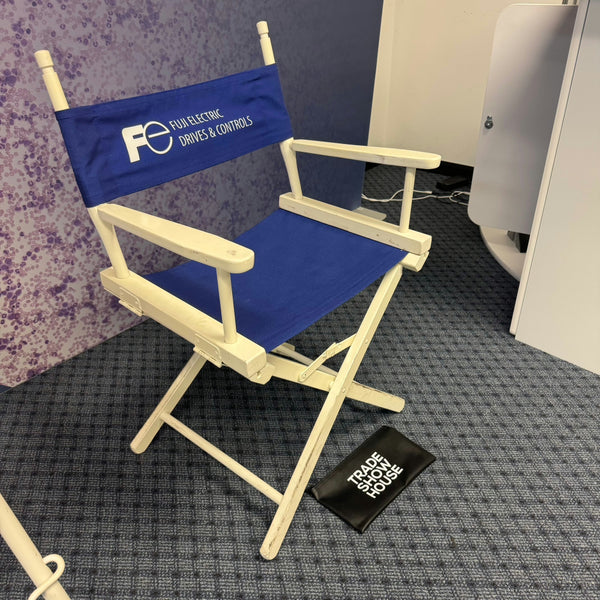 Foldable Wooden Table Height Directors Chairs