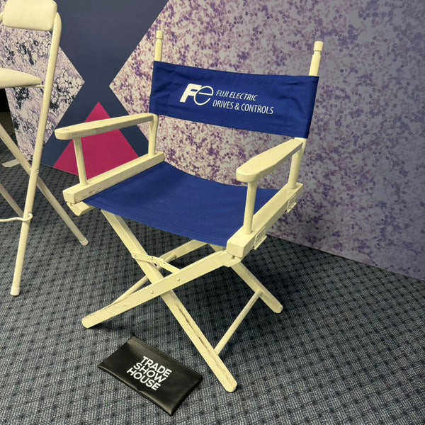 Foldable Wooden Table Height Directors Chairs