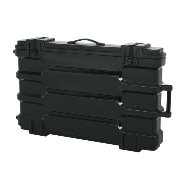 Our Hard Shipping Case with Wheels for LCD / LED TVs & Monitors is roto-molded / screens measuring 40 to 45 inches.