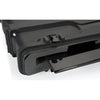 Black hard shipping case with latch for 19-55 inch LCD/LED TVs