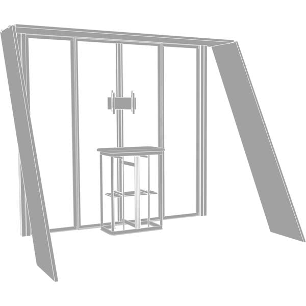HYBRID PRO 10FT MODULAR BACKWALL KIT 07 - ecoSmart Inline