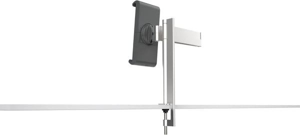 Locking iPad Tablet Stand with Swivel Arm and Desk Clamp