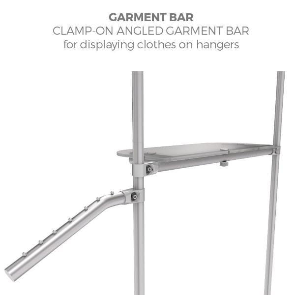 Merchandise Garment Angled Rivot Bar - Merchandiser Accessories