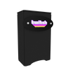 Twitch-branded black box with glowing purple yellow logo in N3 Locking Storage Counter