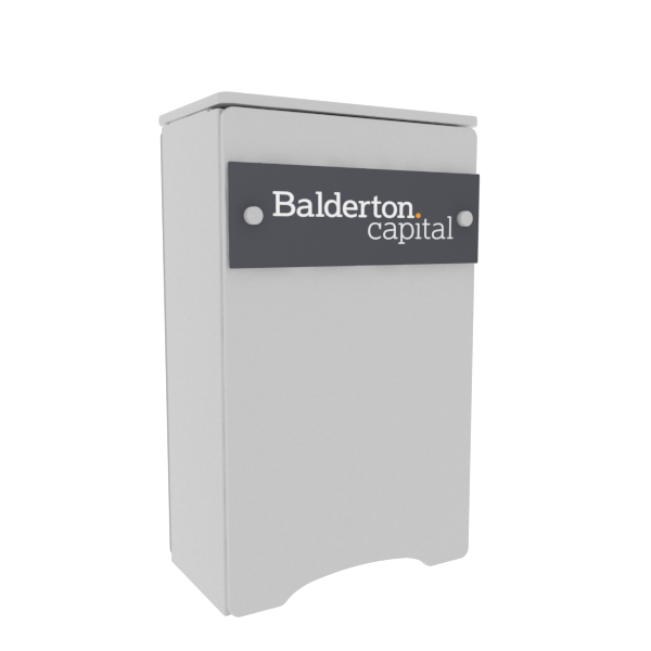 N3 Locking Storage Counter with Balderton Capital mailbox