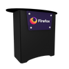 N3L Locking Storage Counter with Firefox Logo Display Stand