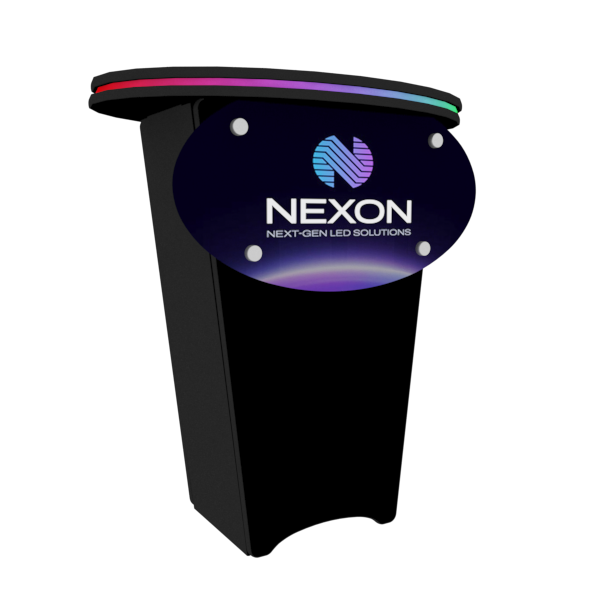 Our NC1 Black Halo RGB LED Locking Storage Counter is a tool-free and easy-to-assemble locking counter featuring large