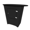 Our NC1 XL Black Halo RGB LED Locking Storage Counter is a larger version of our counter, that tool-free