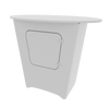 Our NC1 XL White Locking Storage Counter is a larger version of our counter, that tool-free and easy-to-assemble