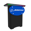 Our NC3 Black Halo RGB LED Locking Storage Counter is a tool-free and easy-to-assemble locking counter featuring large