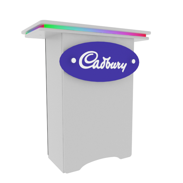 Our NC3 White Halo RGB LED Locking Storage Counter is a tool-free and easy-to-assemble locking counter featuring large