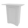 Our NC3 White Locking Storage Counter is a tool-free and easy-to-assemble locking counter featuring large rectangular