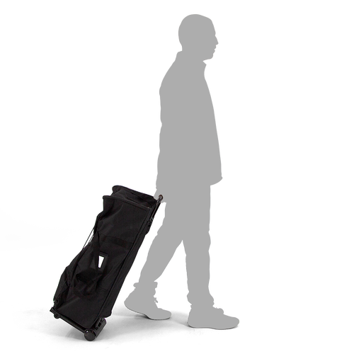 Nylon Padded Trolley Bag with Wheels