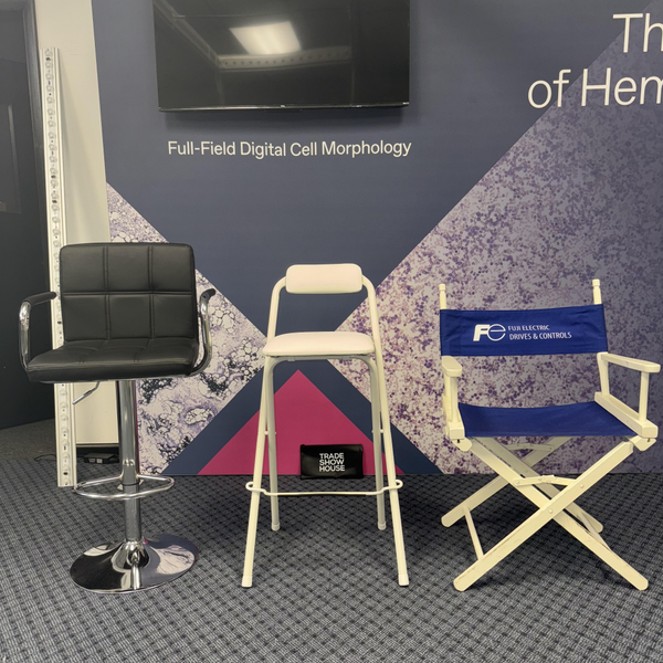 Our comfortable and soft Portable Counter Height Leather Folding Bar Stool with Backrest is perfect for your trade show