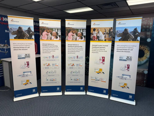 Premium 24 Inch Retractable Banner Stand - Stands