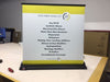 Premium 36 Inch Table Top Retractable Banner Stand - Tabletop Stands