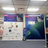 Premium 60 Inch Retractable Banner Stand with New York-Eastern Mediterranean Summit