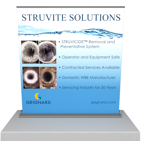 Premium 60 Inch Table Top Retractable Banner Stand - Tabletop Retractable Banner Stands