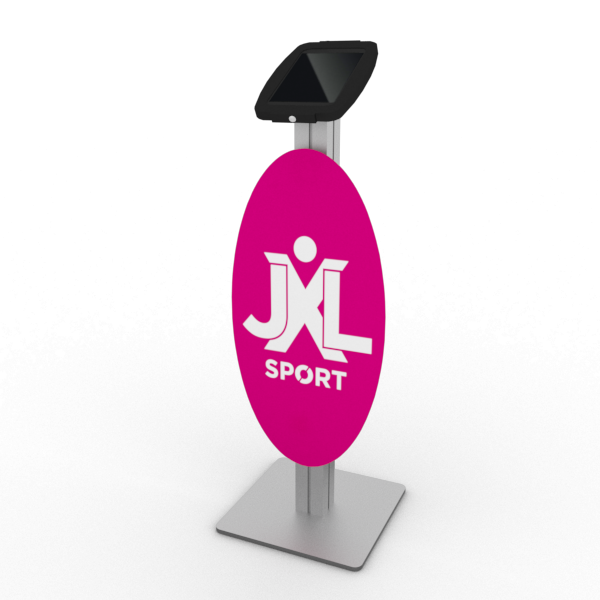 S1 iPad Tablet Oval Graphic Stand Kit - iPad Tablet Stands