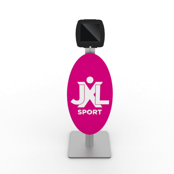 S1 iPad Tablet Oval Graphic Stand Kit - iPad Tablet Stands