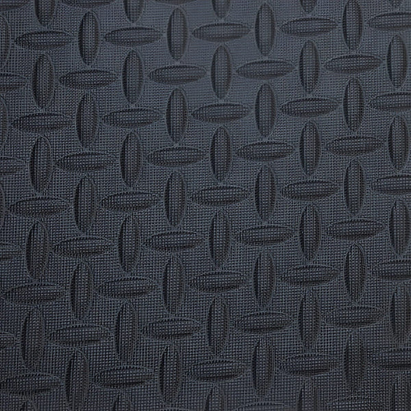 Dark gray soft diamond pattern interlocking trade show flooring mat