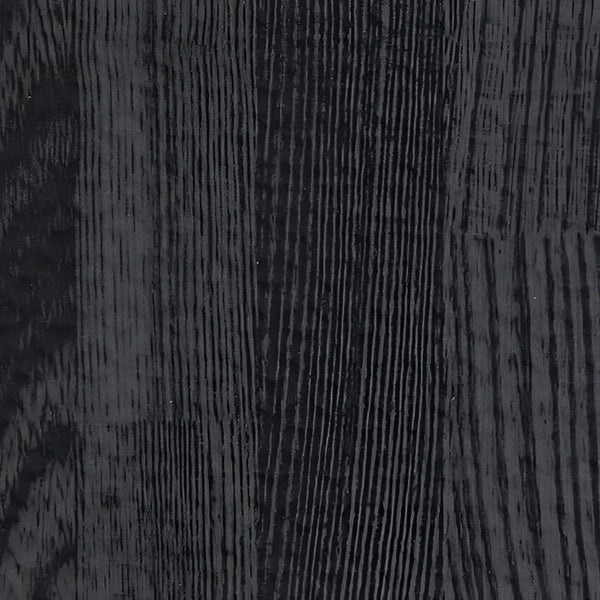 Dark gray textured fabric with subtle vertical stripes in Soft Wood flooring